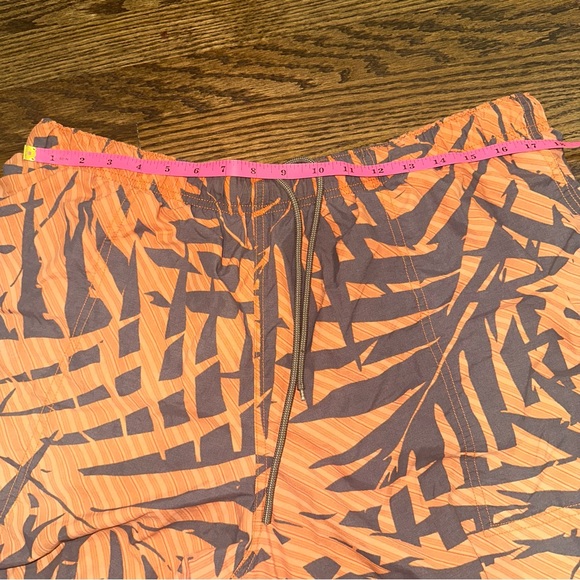 Mens XXL Columbia Water Short orange grey Tropical print - Picture 2 of 16